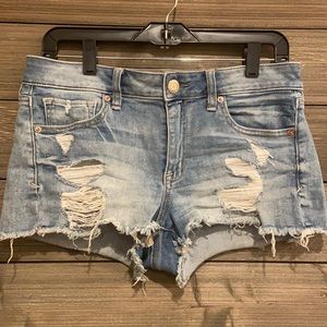 American Eagle Distressed Denim Shorts